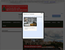 Tablet Screenshot of mercados-navidad.es